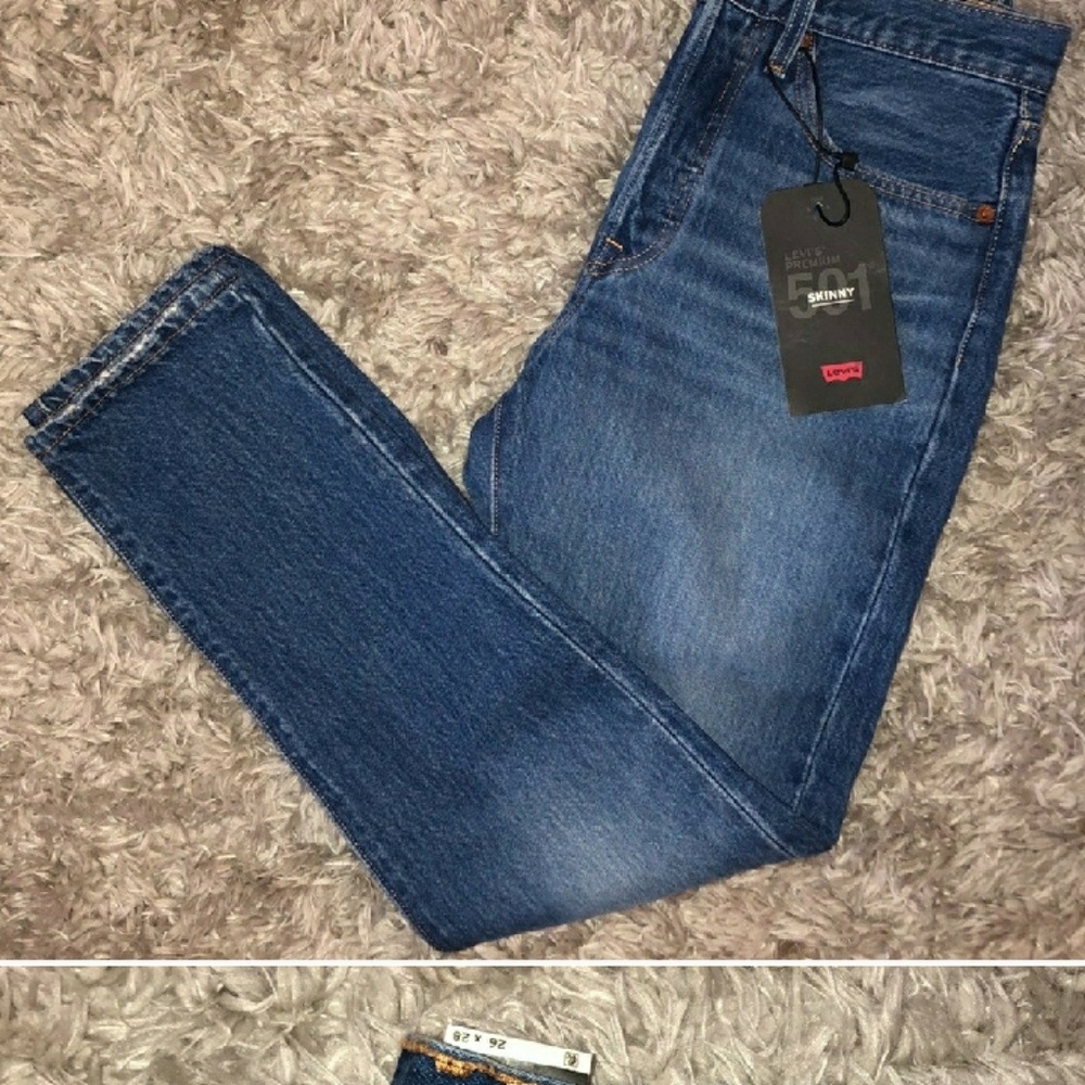 Levi's 501 skinny jeans
